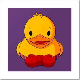 Boxer Rubber Ducks Posters and Art